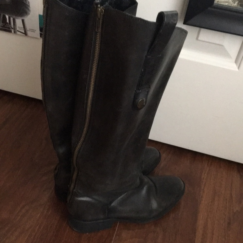 STEVE MADDEN authentic leather riding boots